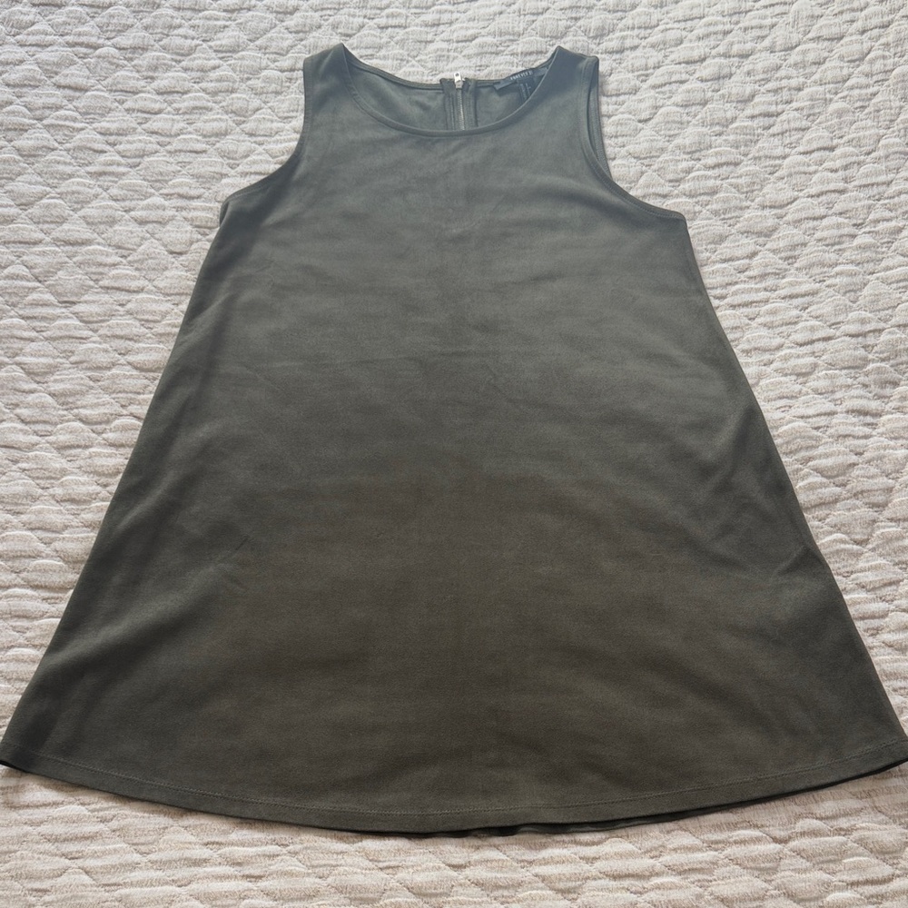 Forever 21 Olive Green Sleeveless Dress